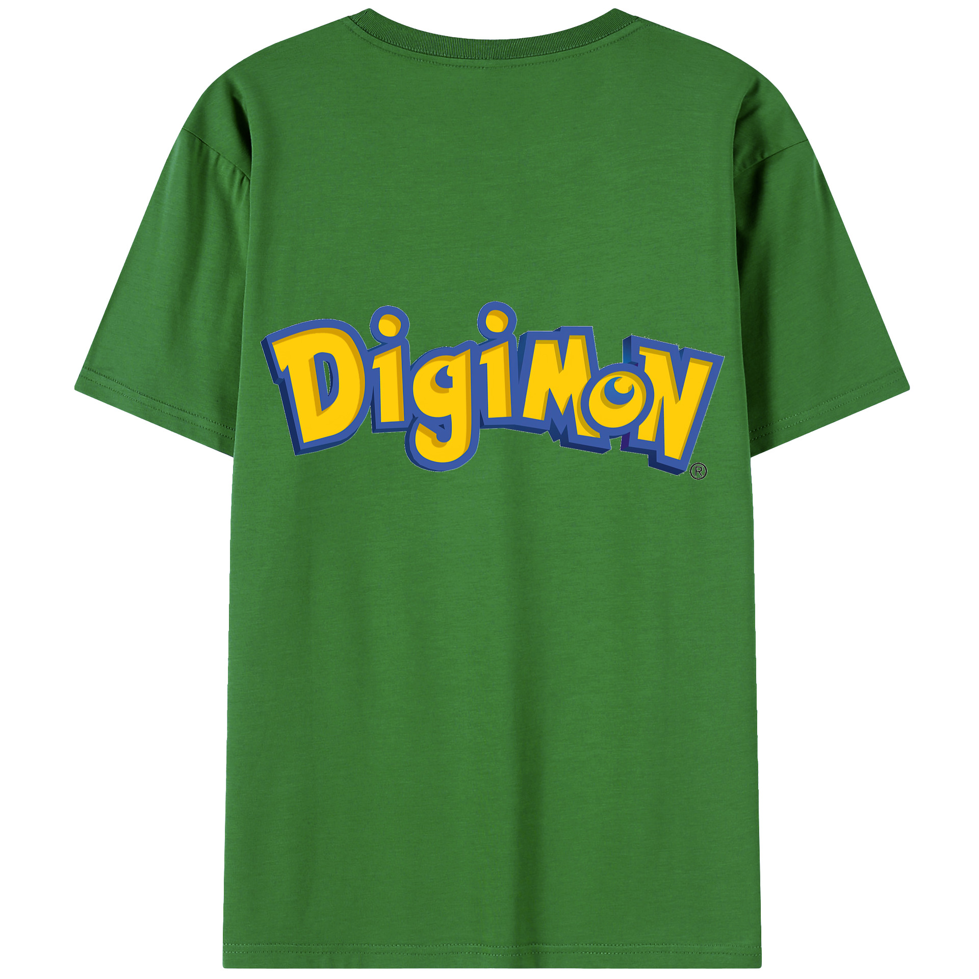 （画像用） Digimon デジタルモンスター/デジモン レディース半袖Tシャツ(バックプリント)
